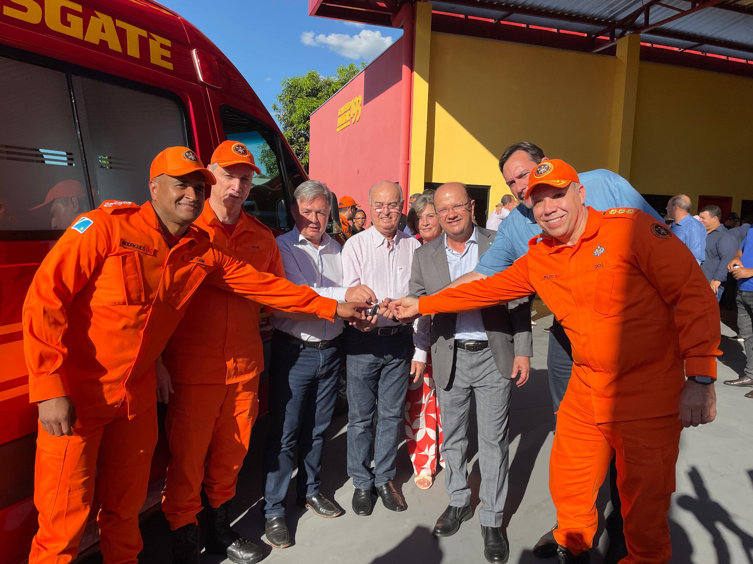 Estado e Prefeitura se unem para fortalecer a segurança em Nova Casa Verde com novo quartel e viaturas dos Bombeiros