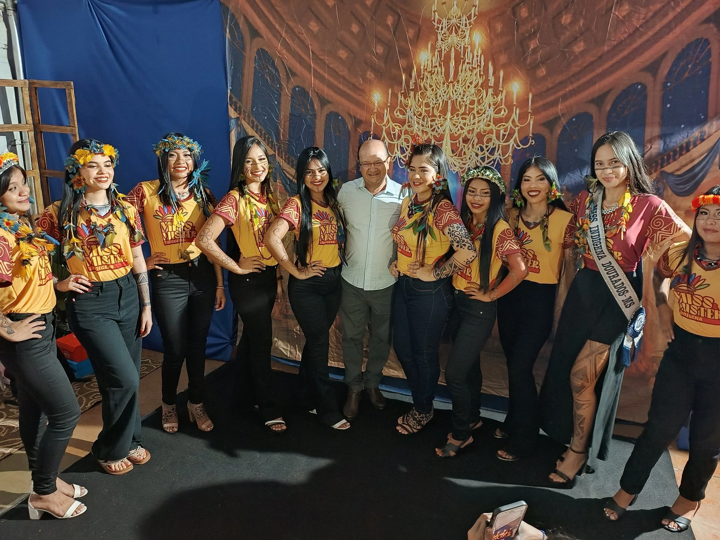 Vice-governador prestigia Concurso Miss e Mister Indígena, em Dourados