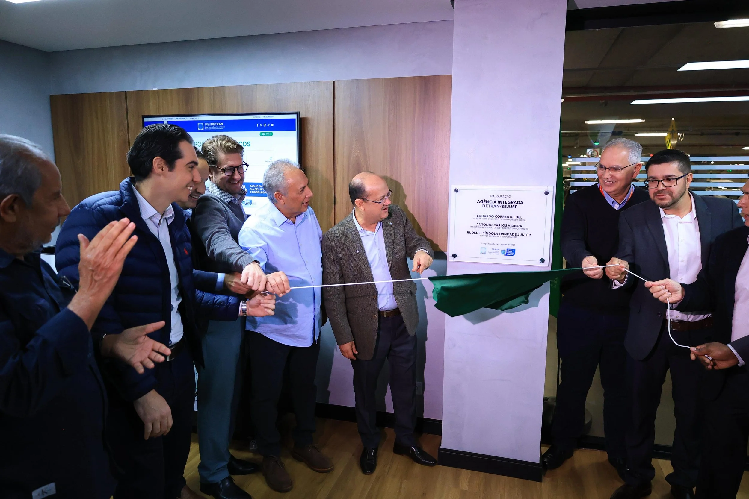 Governo de MS avança na integração de serviços e entrega primeira Agência Integrada do Detran e Sejusp