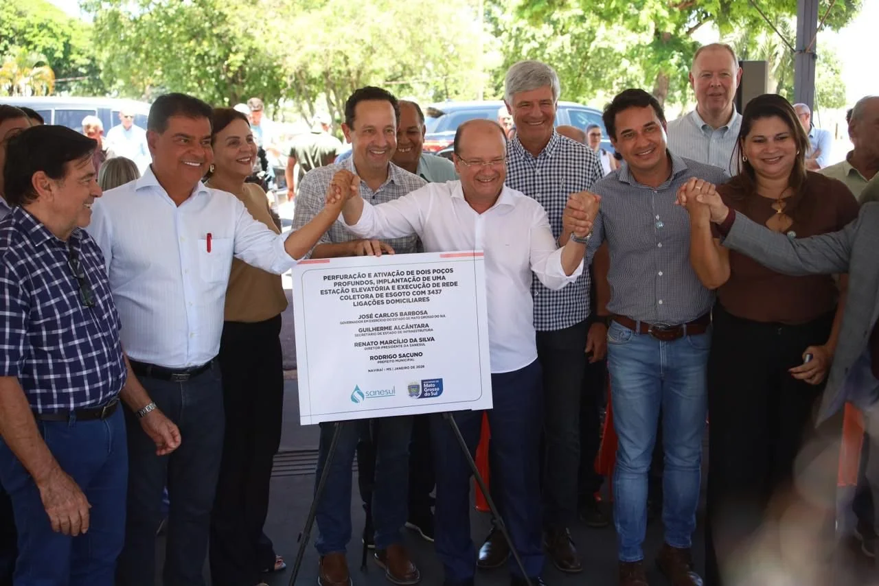 Naviraí ganha novas pontes, escola reformada e grandes investimentos em saneamento