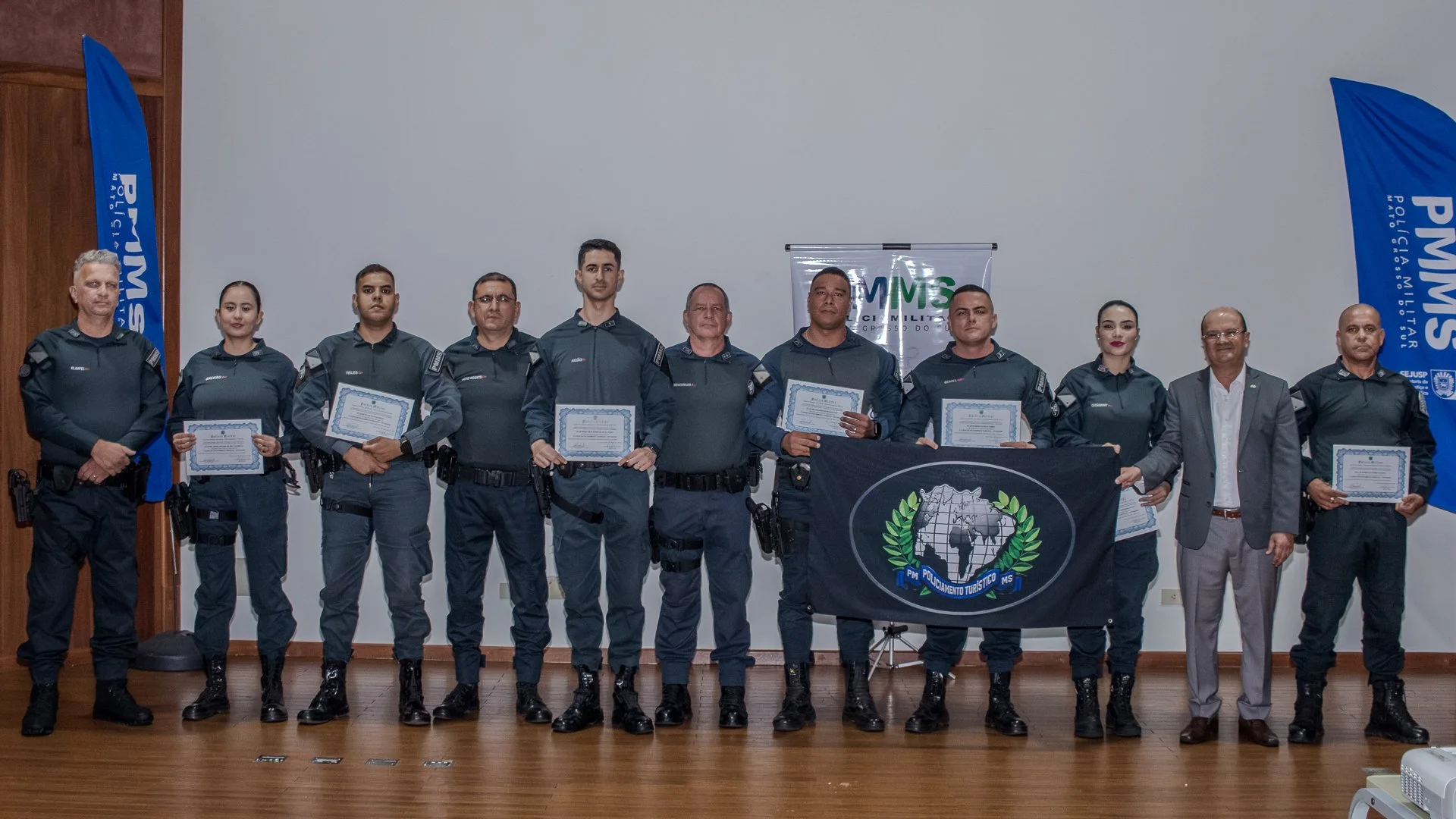 Polícia Militar forma primeira turma de policiamento turístico e prepara MS para receber delegações da COP15