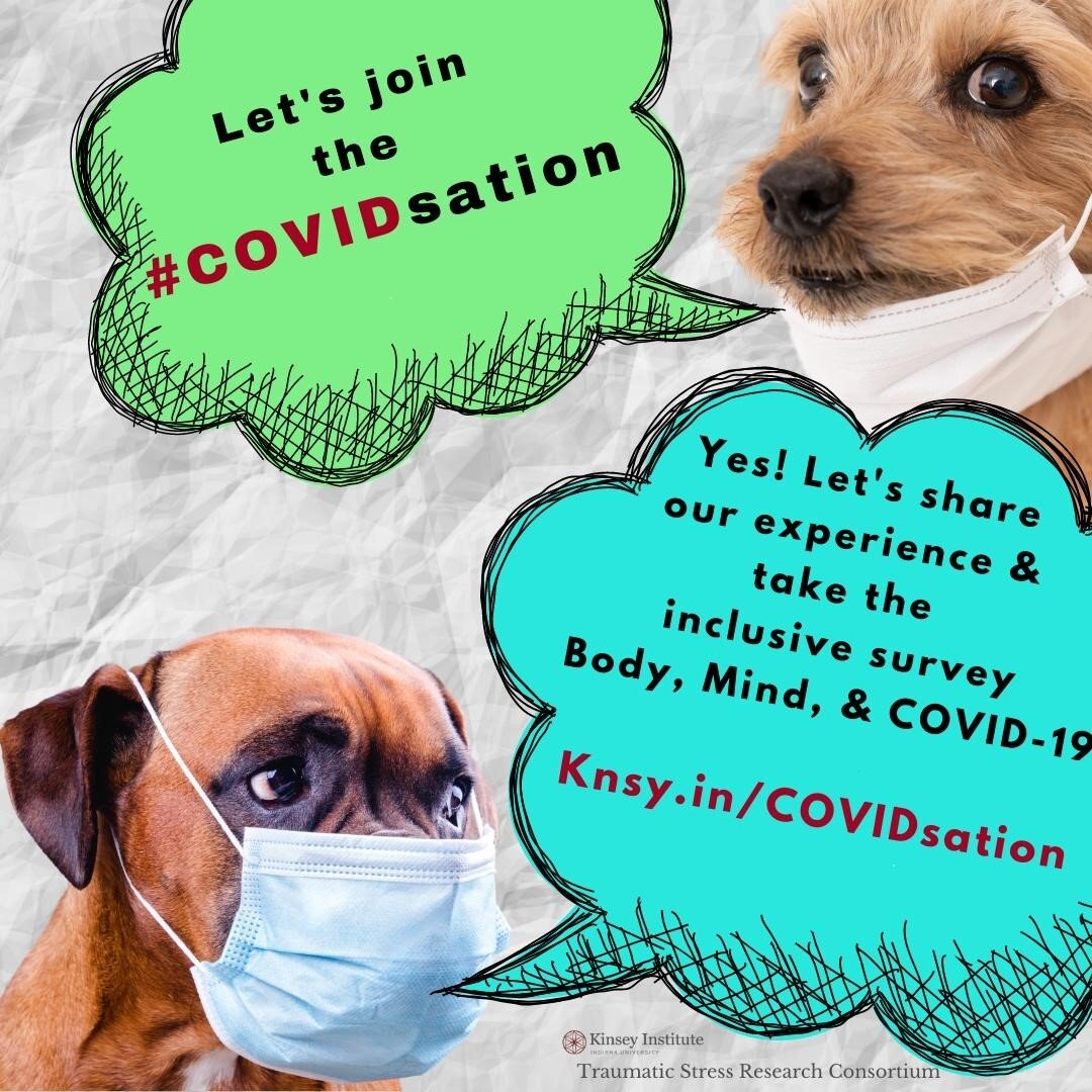 Have you been included? Join the international #COVIDsation now by taking our survey by diverse people for diverse people &ndash; illness, disability, sexuality, trauma, race, income, social location, discrimination &ndash; we want to include all exp