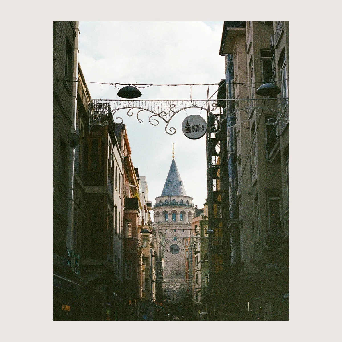 Galata Tower. Istanbul, Turkey 2025 on 35mm