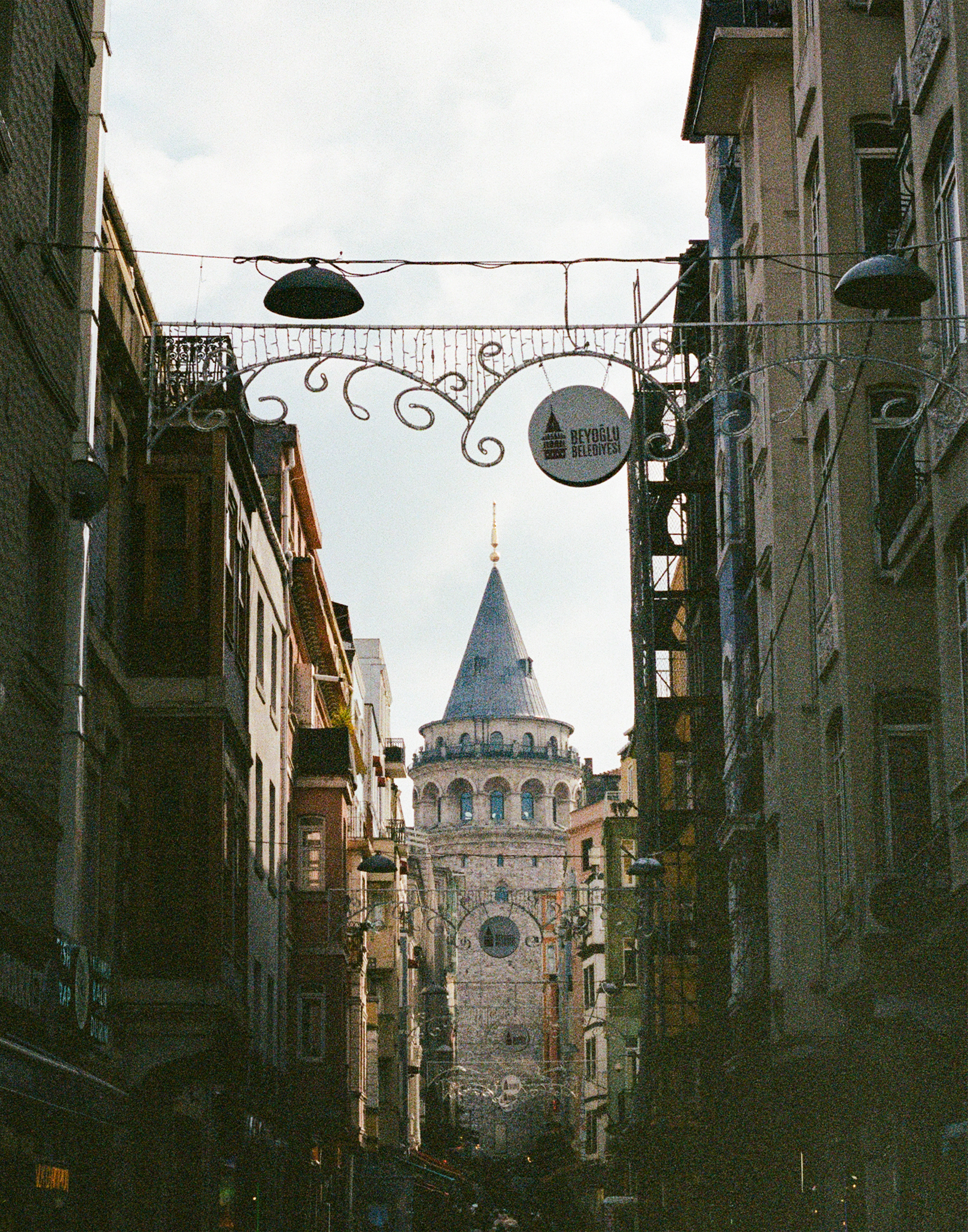 Galata Tower. Istanbul, Turkey 2025 on 35mm