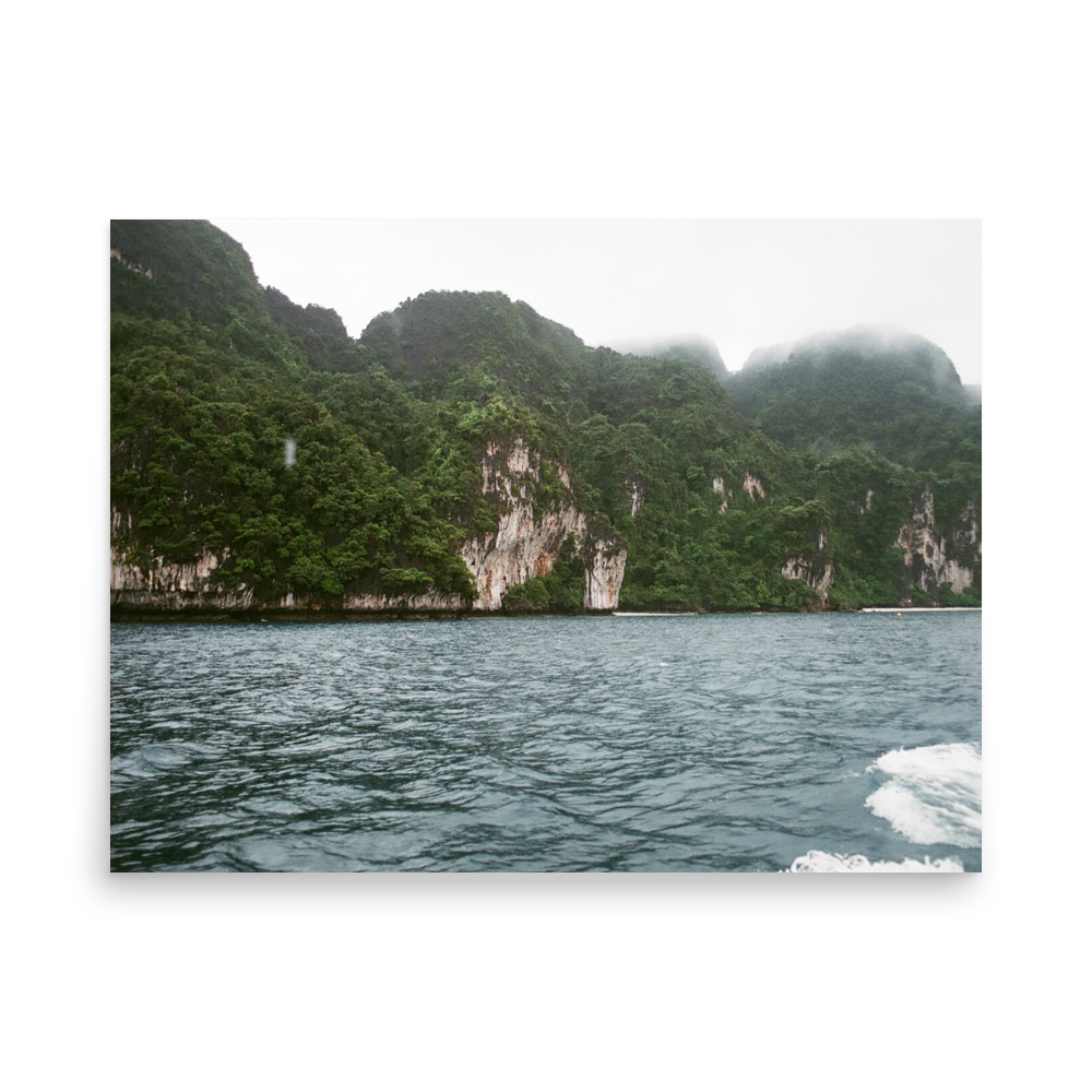 Wake and Bluffs. Koh Phi Phi, Thailand 2017 on 35mm