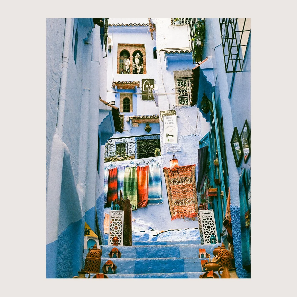 The Blue Pearl. Chefchaouen, Morocco 2022 on 35mm