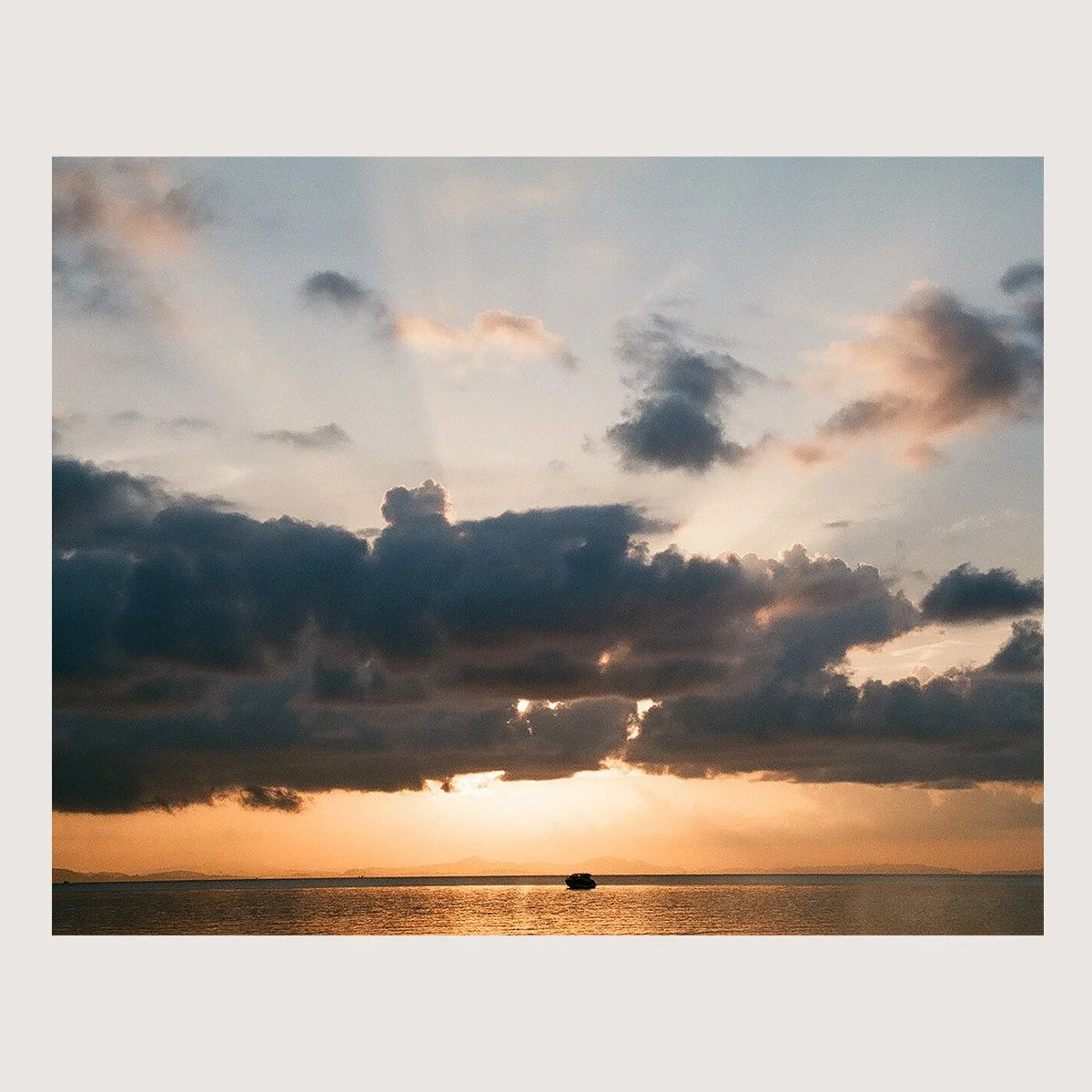 Sunrise. Koh Phi Phi, Thailand 2017 on 35mm