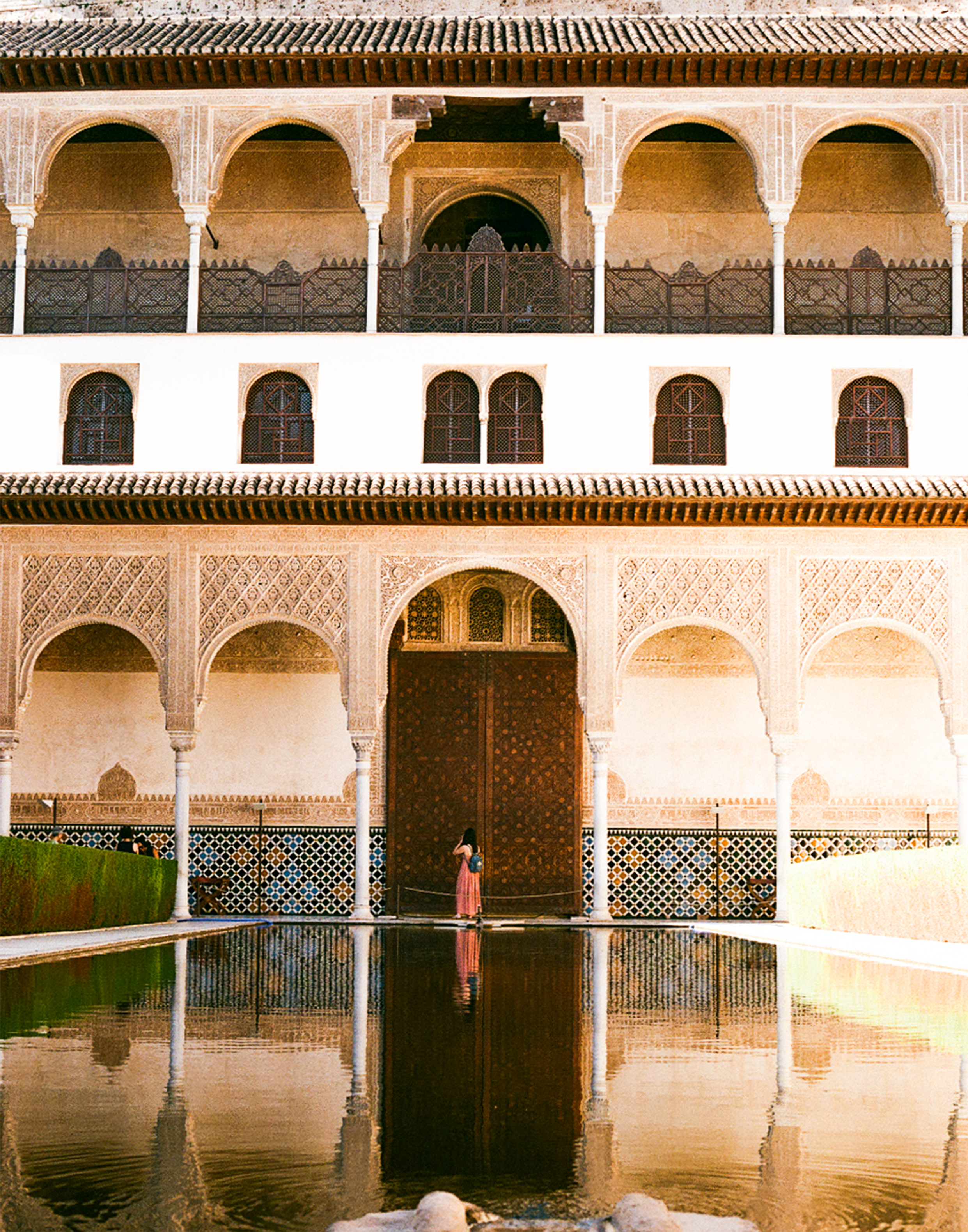 The Palace Pool. Alhambra Palace, Spain 2022 on 35 mm