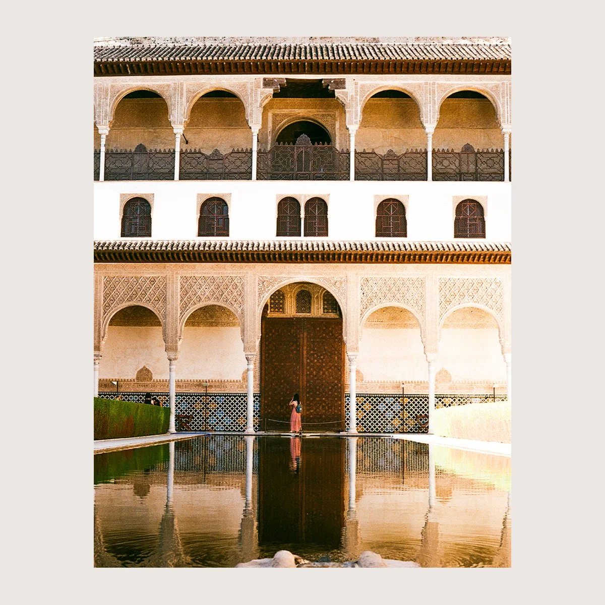 The Palace Pool. Alhambra Palace, Spain 2022 on 35 mm