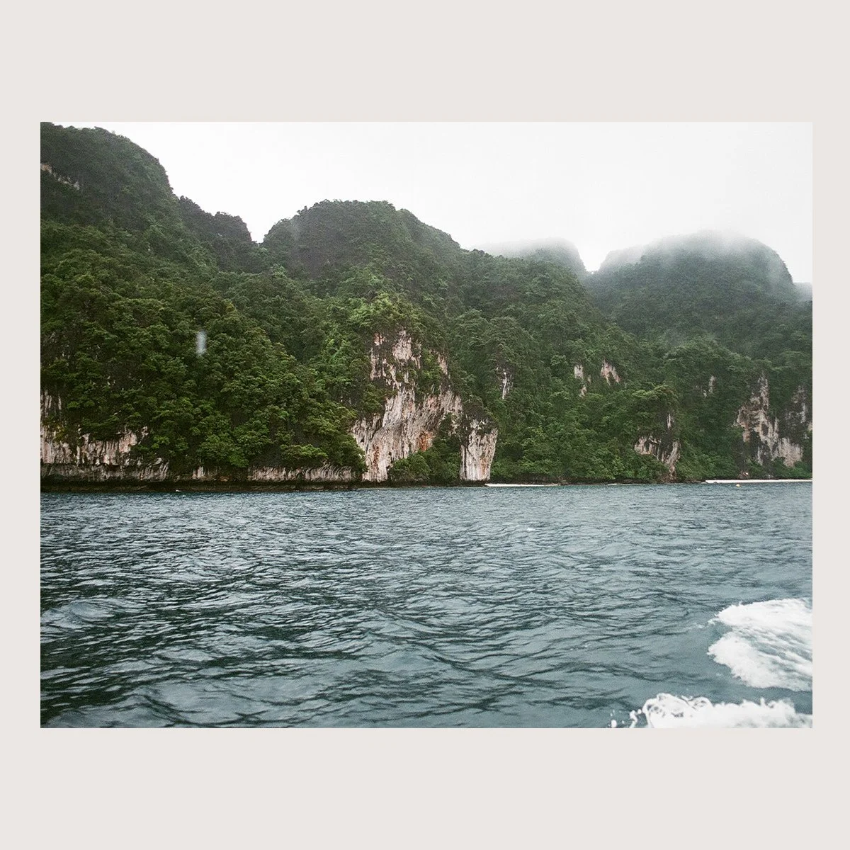 Wake and Bluffs. Koh Phi Phi, Thailand 2017 on 35mm