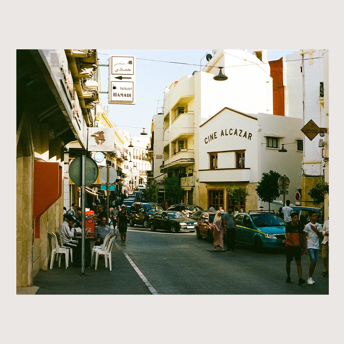 Tangier Traffic. Tangier, Morocco 2022 on 35mm