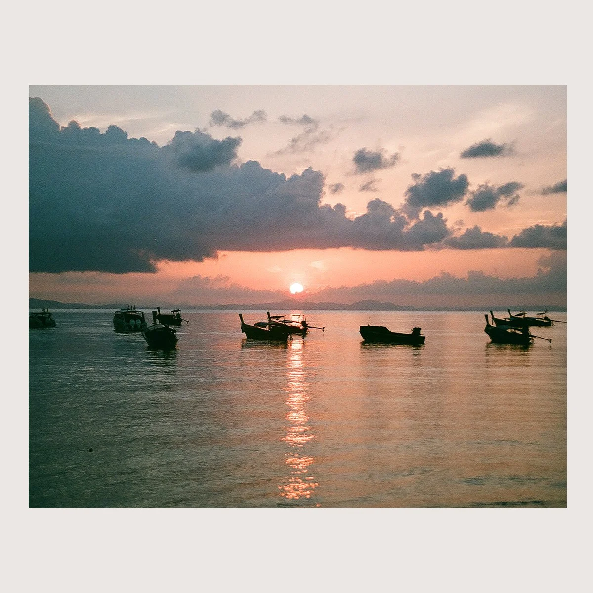 Daybreak. Koh Phi Phi, Thailand 2017 on 35mm