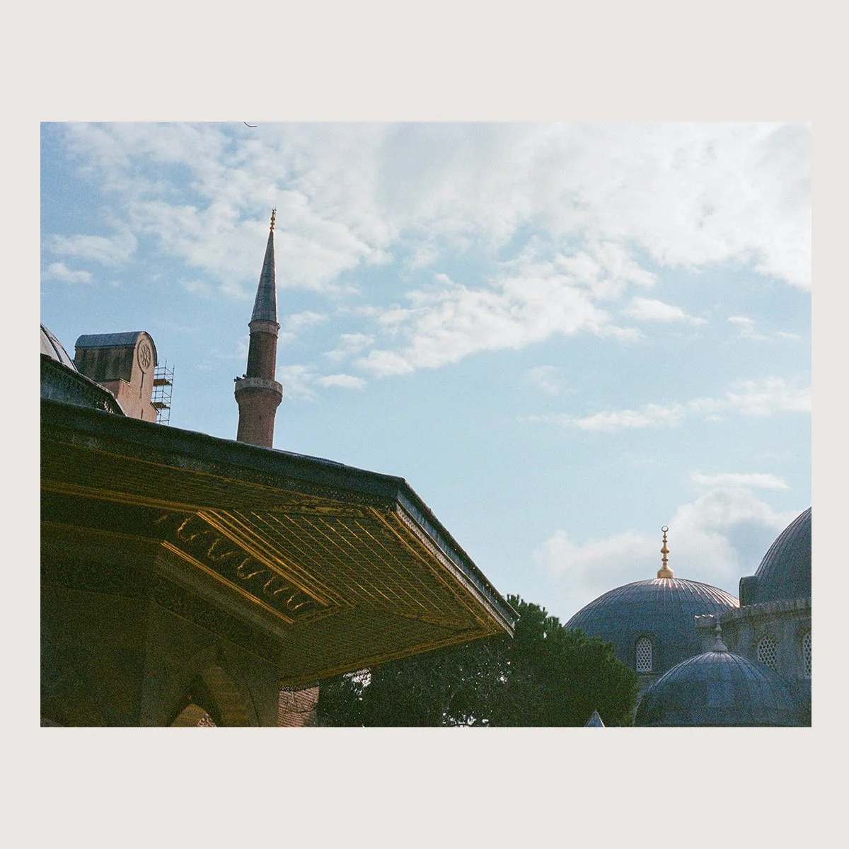 Domes. Blue Mosque, Istanbul 2025 on 35mm