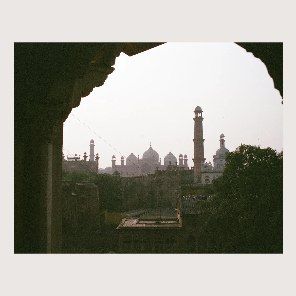 The Mosque from the Fort. Lahore, Pakistan on 35mm