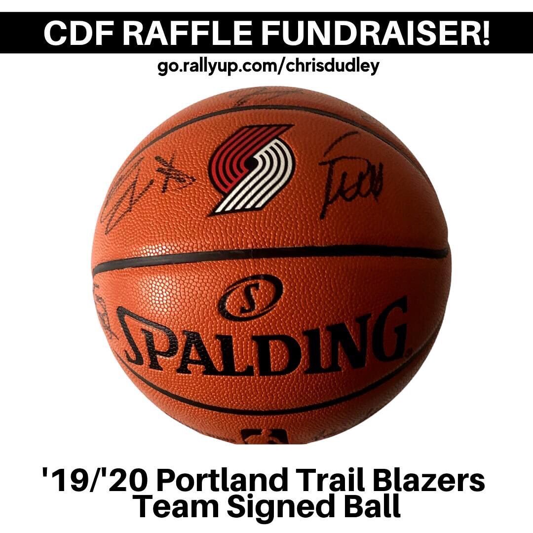Featured Raffle Item: 
2019-2020 Portland Trail Blazers Team Signed Ball! 

Get your chance to win today at go.rallyup.com/chrisdudley
All proceeds support programs for youth with T1D!

Signed by the full 2019-20 team including @damianlillard , @3jmc