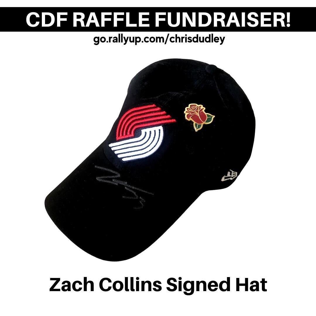 Featured Raffle Item:
Zach Collins Signed Hat!

Get your chance to win at go.rallyup.com/chrisdudley
All proceeds support programs for youth with T1D!

Raffle closes at 11:59PM on September 7.