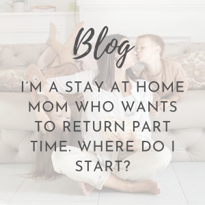 Tips for returning to paid work part time
