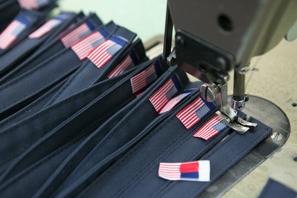 Unionwear is one of the few who can proudly display the 'made in America' flag.