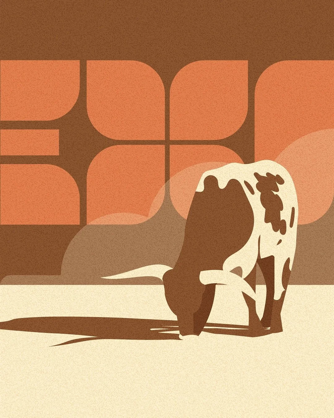 HOLY COW
I end up doing a lot of spot illustrations and typography as part of my job. Some of them end up in some pretty cool places. I was looking back through some things this year and really like these mural elements I did with @piedmontbrandco fo