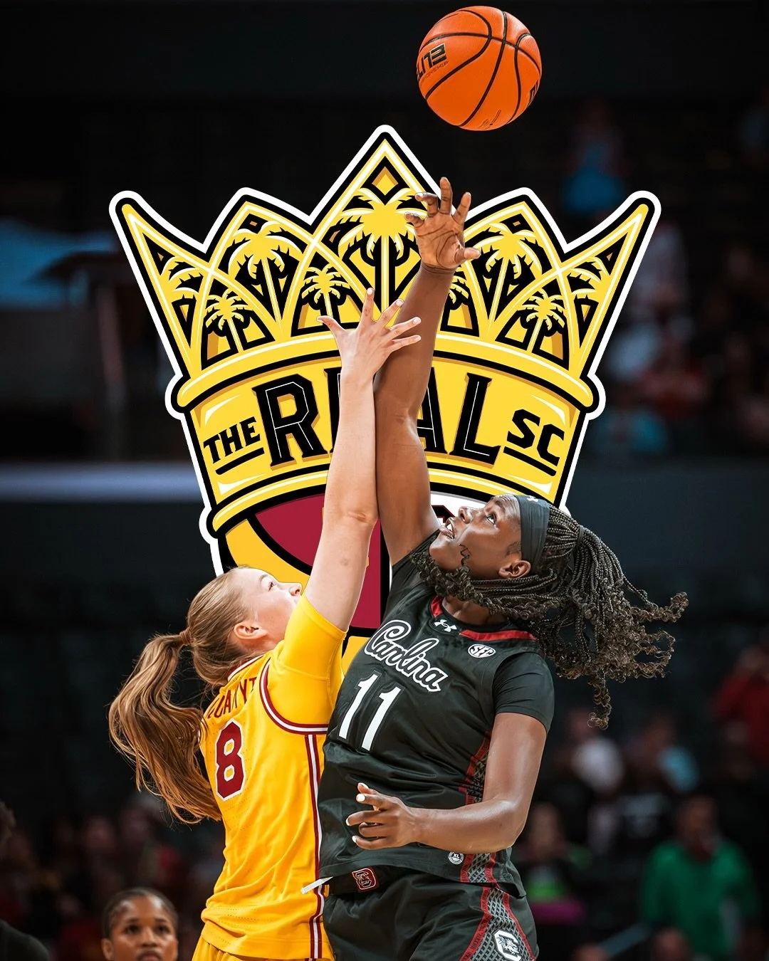 REAL ONES
The season is over and even though it didn&rsquo;t end the way we wanted, the Gamecocks were a force this year. Earlier in the season, @aflac brought me in to work on a pretty fun project for The Real SC, the @gamecockwbb vs. @uscwbb matchu