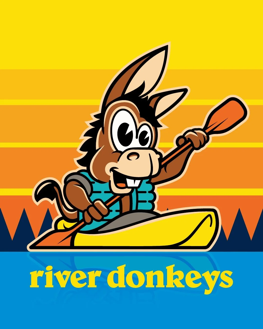GOT CARROTS?
This weekend the @augustagreenjackets are playing as the river donkeys, an alternate identity I had the opportunity to create for the team. It is so cool to see these identities take on a life of their own. The river donkeys pay homage t