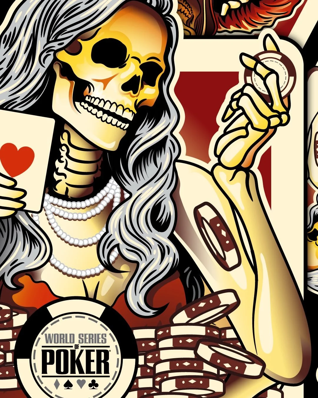 KNOW WHEN TO HOLD &rsquo;EM.
Six playing card illustrations I created for World Series of Poker merch at their new Las Vegas store. This was one of my first big projects on my new @wacom Cintiq Touch. Felt pretty good to draw directly on a big screen