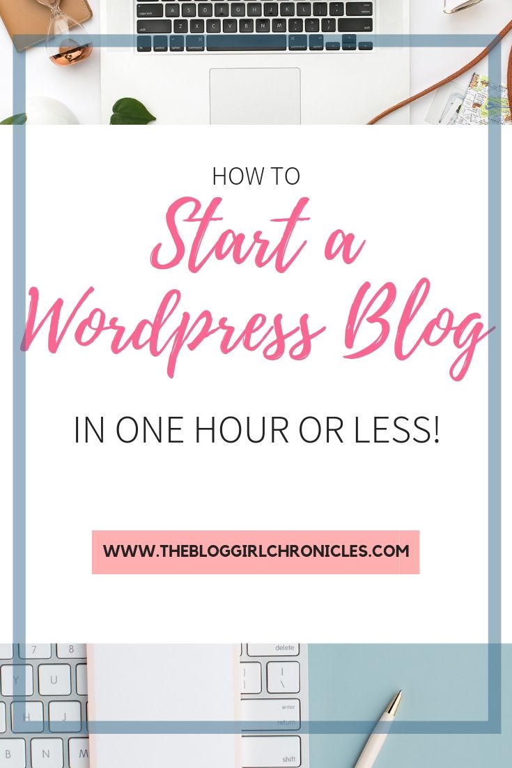 How to start a Wordpress Blog in one hour or less! Real tips for finding a good host, choosing the right domain name and what to look for in a blog hosting company. #blogging #bloggingtips #wordpress