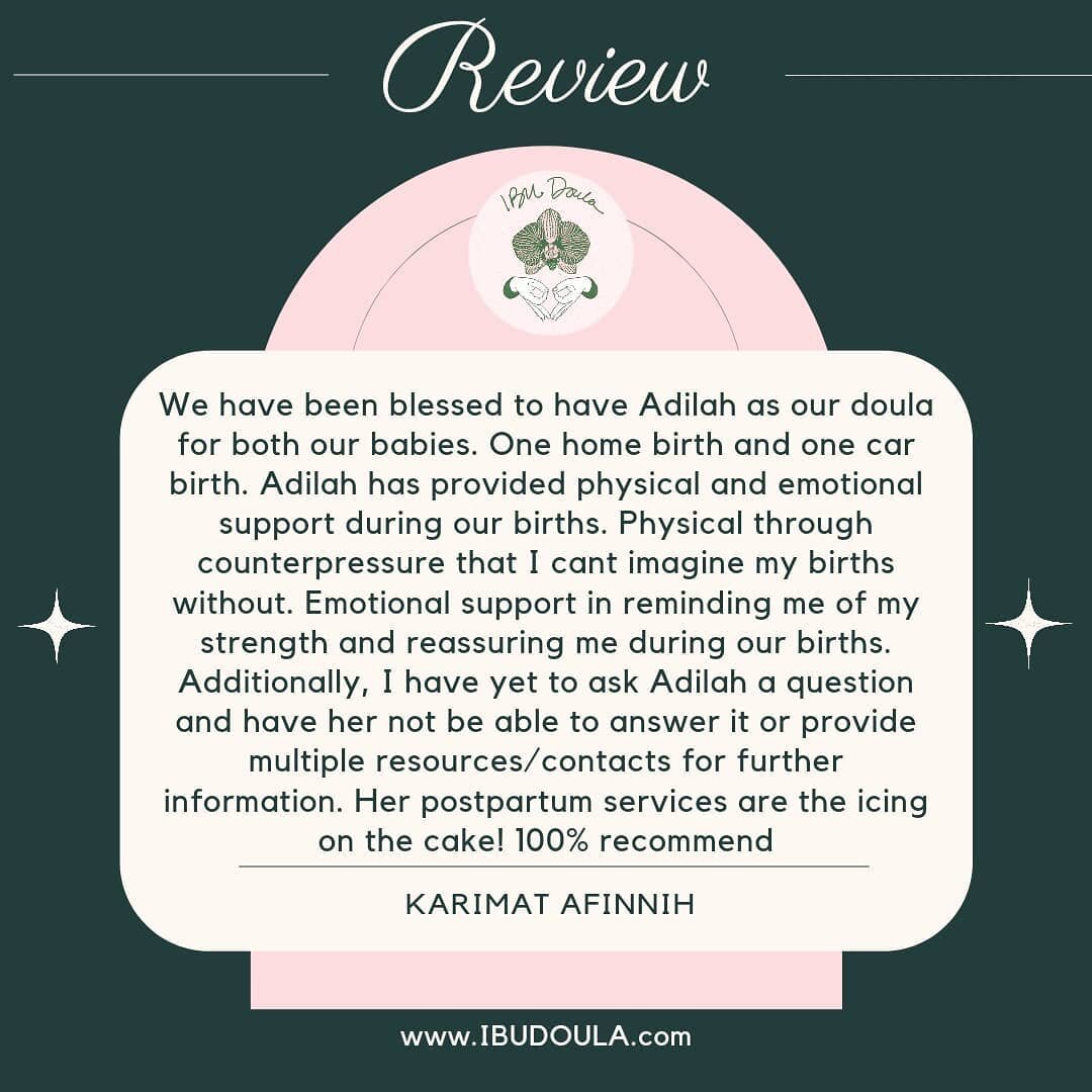 Reviews 💓💓💓

It makes my heart warm reading these. Thank you

Though I have slowed down in the birth doula work I still enjoy it especially with my repeat clients and watching their families grow 😍