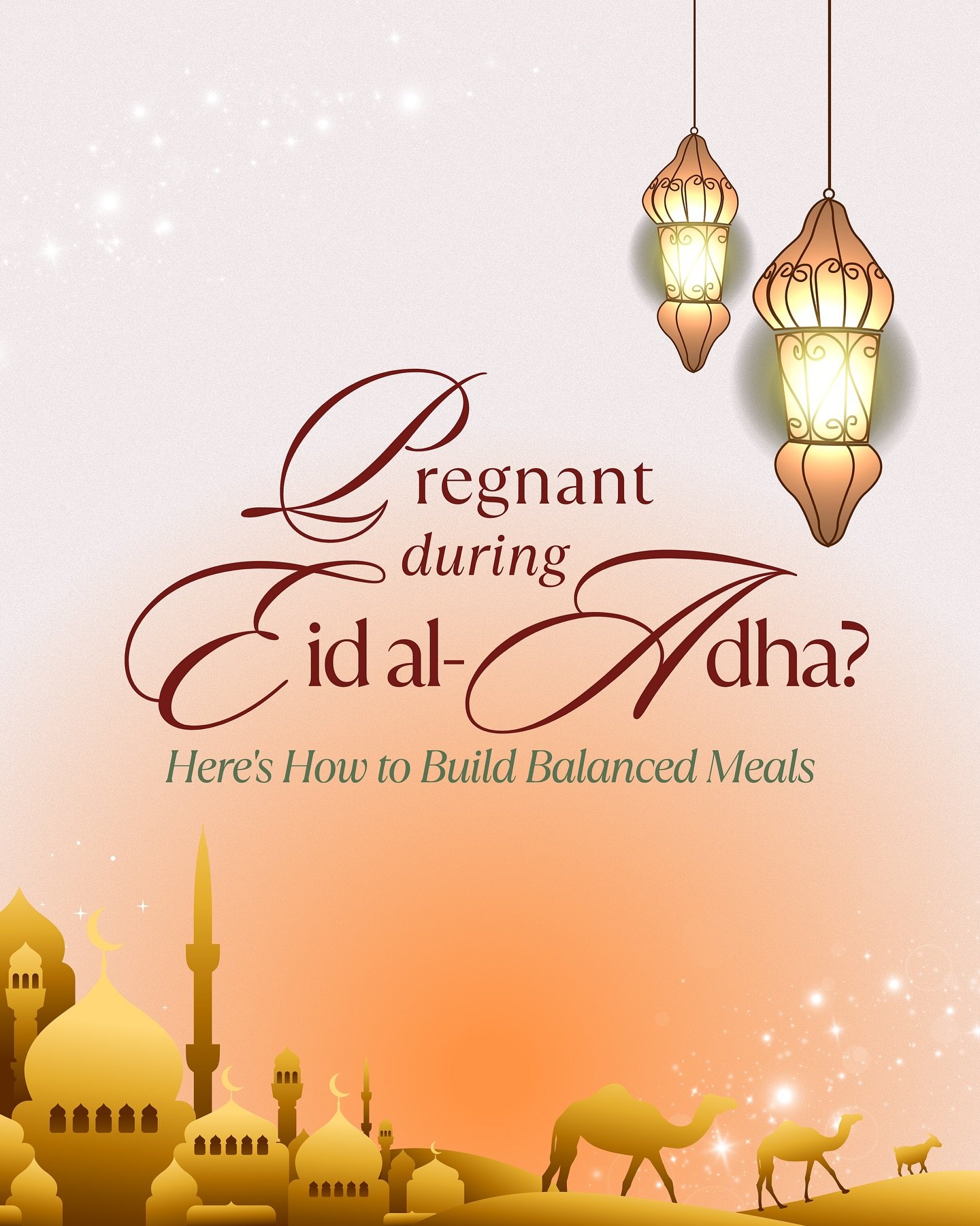 Eid al-Adha is around the corner and if you&rsquo;re pregnant, your celebration might look and feel a little different this year. 

Maybe your energy&rsquo;s low, maybe your senses are on high alert, or maybe you&rsquo;re just wondering how to honor 