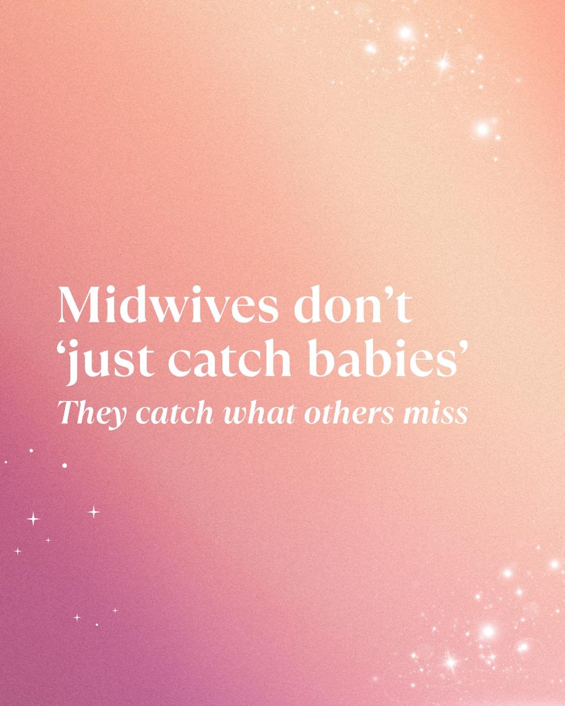 Midwives do catch babies but what they really catch are the moments and needs that often go unseen. 

Beyond delivering little ones safely into the world, midwives hold space for the fears, hopes, and emotions of families. 

They notice the quiet str