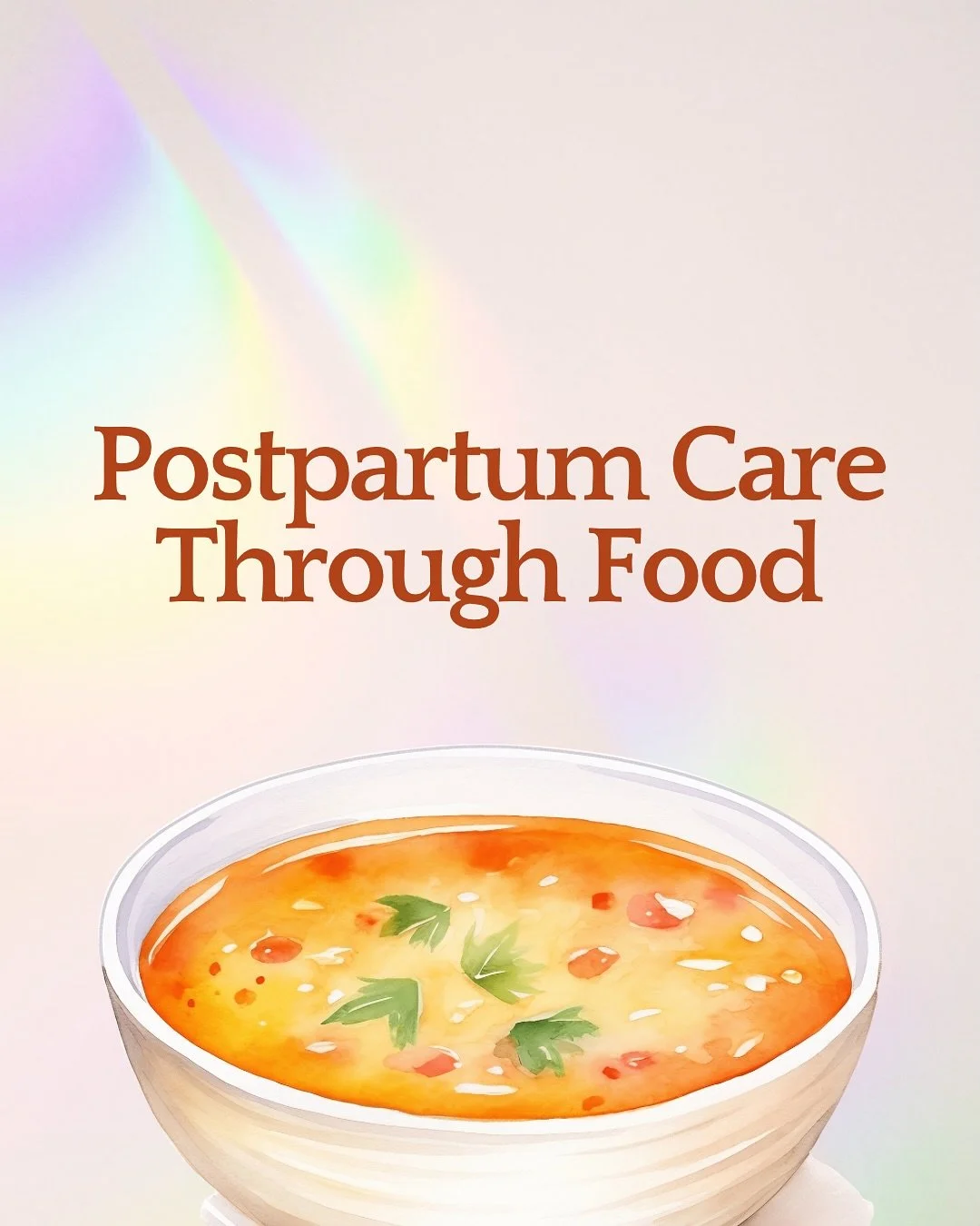 When I had my first baby, the first thing my family did was bring me a big bowl of hot, nourishing soup. No flowers. No balloons. Just food to warm my body and spirit.

In every culture, the kitchen is the first place healing begins after birth. When