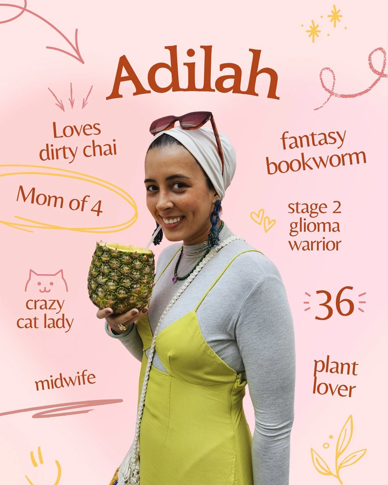 Hey friends, it&rsquo;s been a while so let me re-introduce myself! 
I&rsquo;m Adilah! Once a doula, now a midwife (because life loves a good plot twist).
Mom of 4, certified crazy cat lady, Malay Postpartum Wellness Spa Specialist, and forever obs