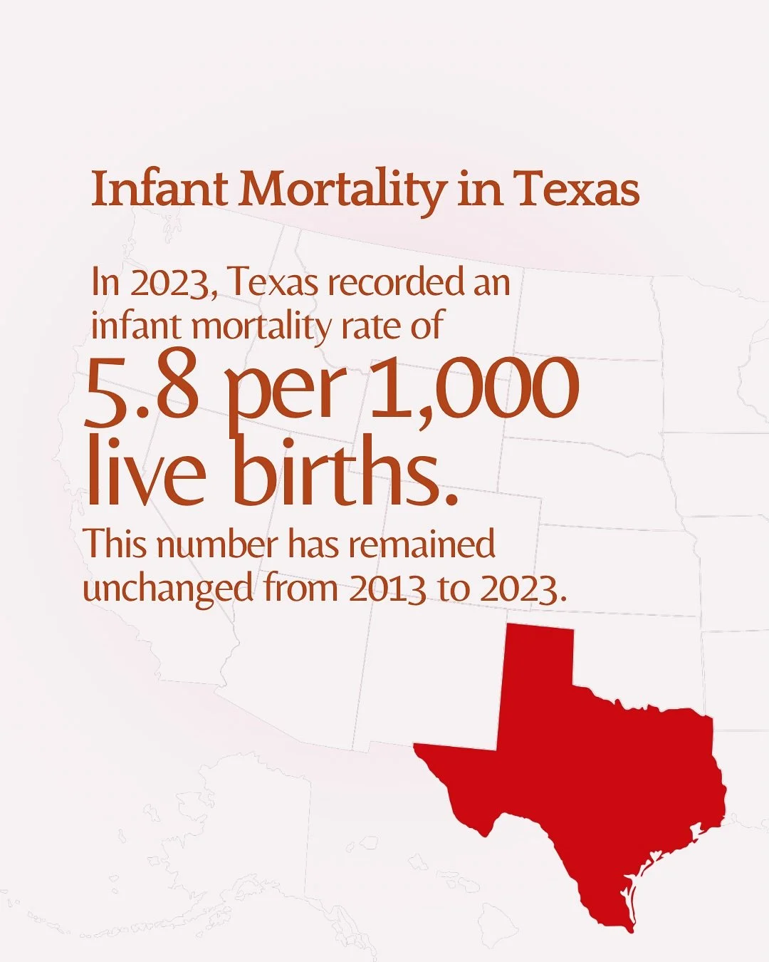 Pregnancy and infant loss is not rare but it is rarely talked about.
In Texas, families most often face this loss due to premature birth, congenital conditions, complications with the placenta or cord, or maternal health issues.

Awareness matters