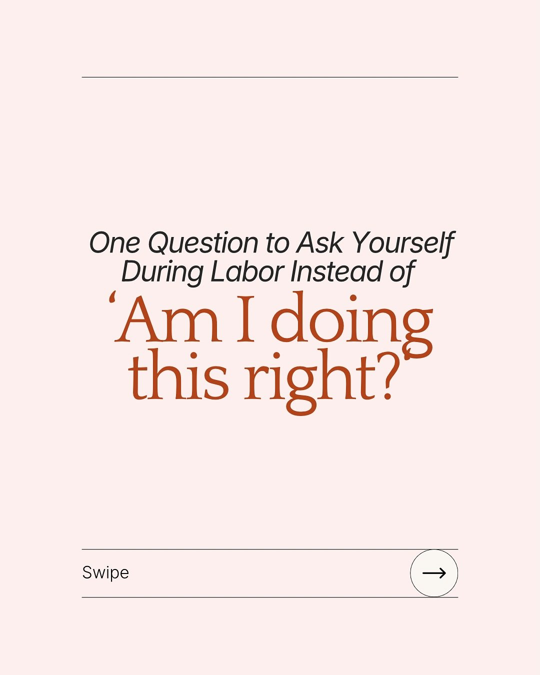 When labor brings doubt, shift the question.
Not &ldquo;Am I doing this right?&rdquo;
But &ldquo;What helps me feel safe, supported, and steady right now?

#labortips #birthtips #laboranddelivery #midwifery #midwifes #pregnantmama #pregnantmamas