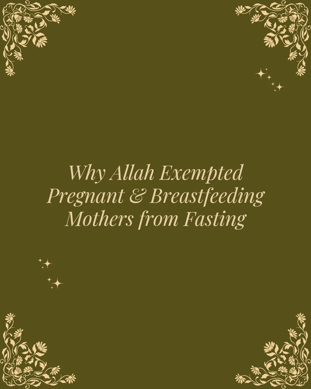 Allah&rsquo;s mercy is woven into every command.