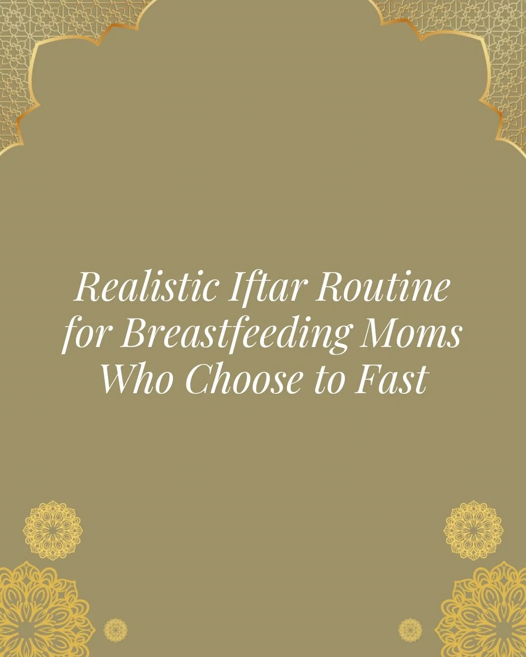 Balancing devotion, motherhood, and your body&rsquo;s needs is not easy. Make Iftar count by focusing on hydration, nourishment, and rest whenever possible.

These simple Iftar tips are here to help you care for yourself while caring for your little 