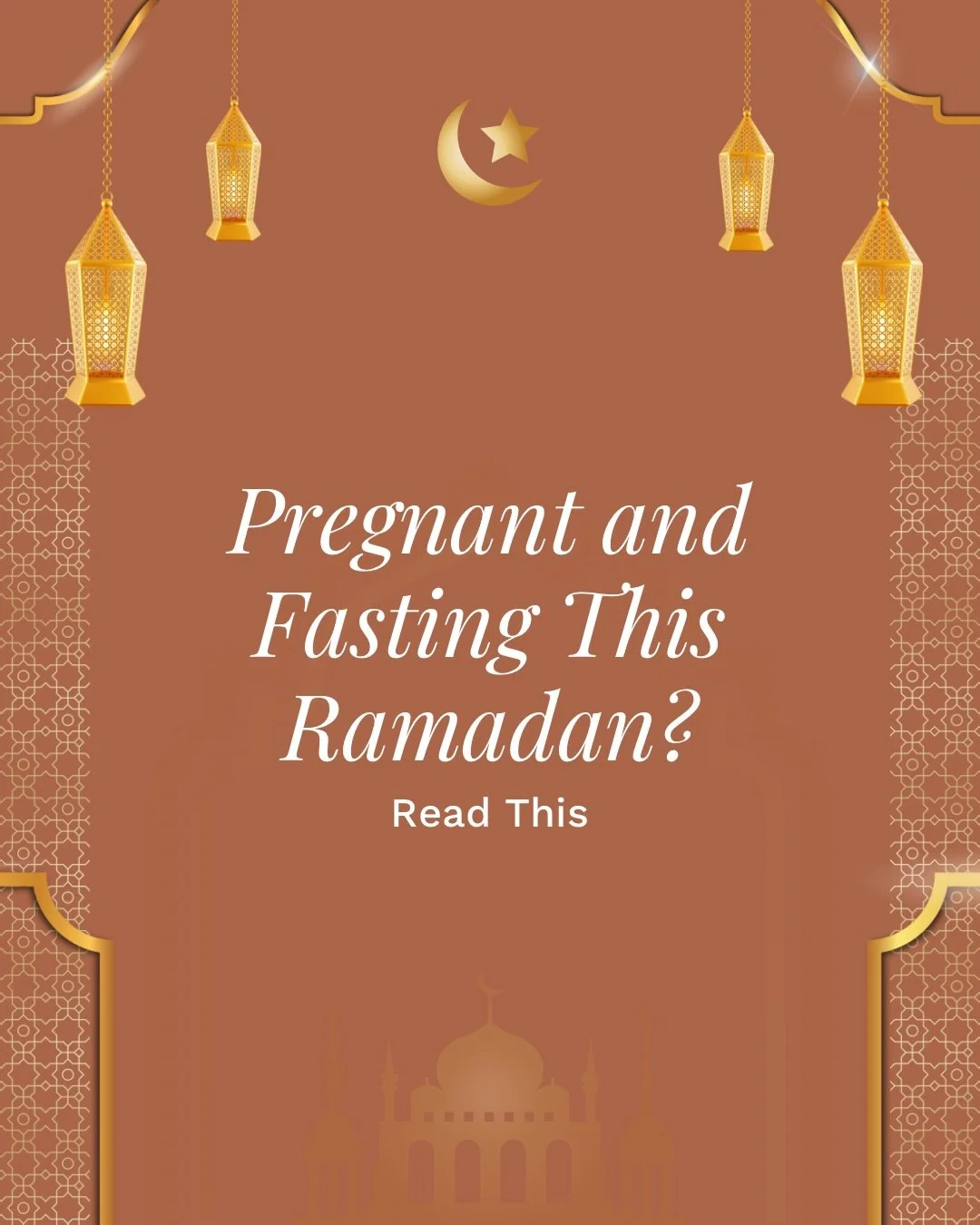 To the expecting mothers fasting this Ramadan: please take it one day at a time. 🤍

Your body is doing sacred work. If you feel strong enough to fast, may it be accepted. If you need to pause or stop, may you feel peace about that too.

#ramadan2026