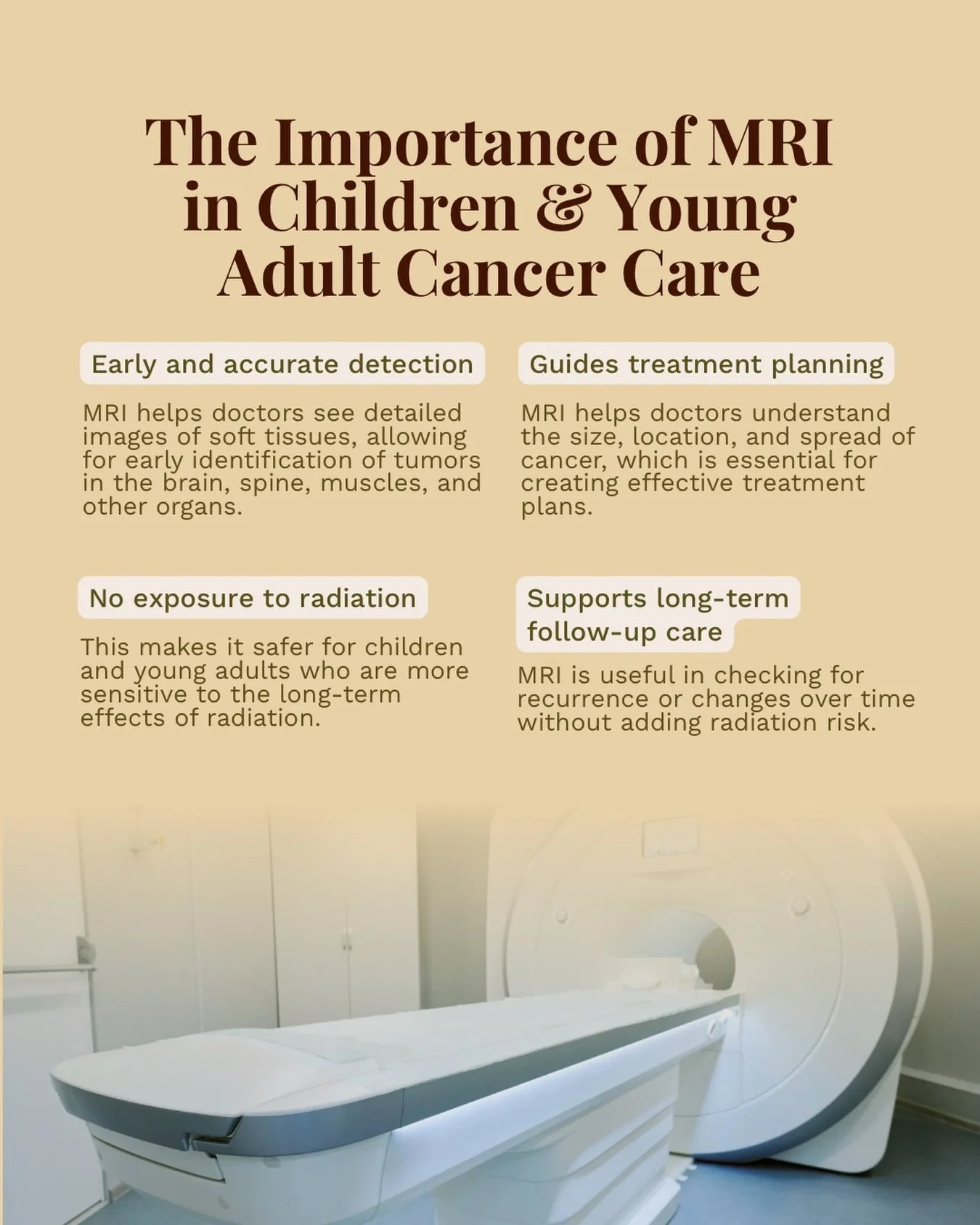 April is #ChildrenAndYoungAdultCancerAwarenessMonth 🎗️

Brain tumors remain one of the leading causes of cancer-related deaths in children and adults under 40.

A diagnosis can feel overwhelming, and the process that follows isn&rsquo;t always easy.