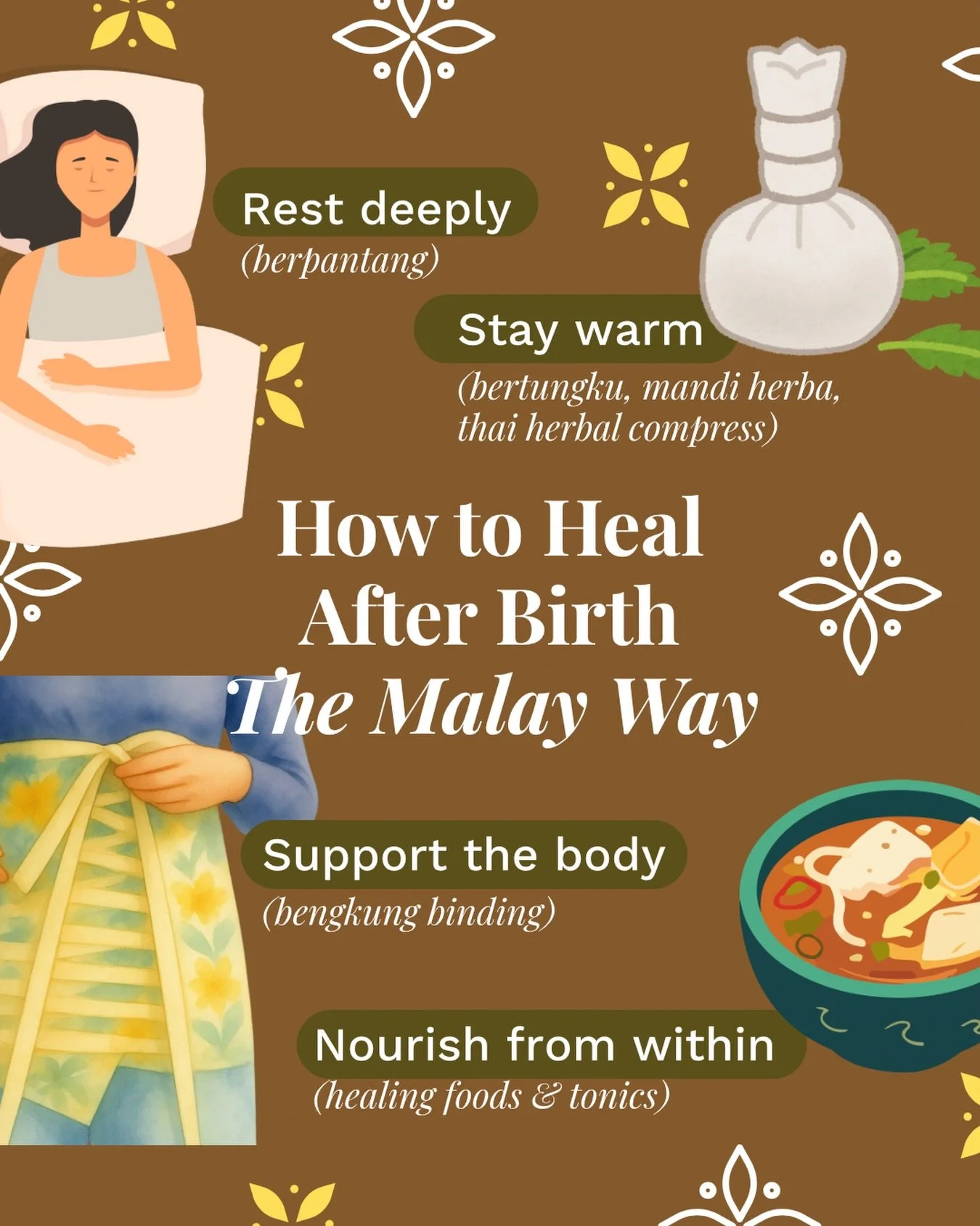 Giving birth is just the beginning. Healing after birth is where the real work happens.

The body doesn&rsquo;t instantly recover, it goes through a gradual process of repair, release, and rebalancing. Thankfully, we&rsquo;re not the first to walk th