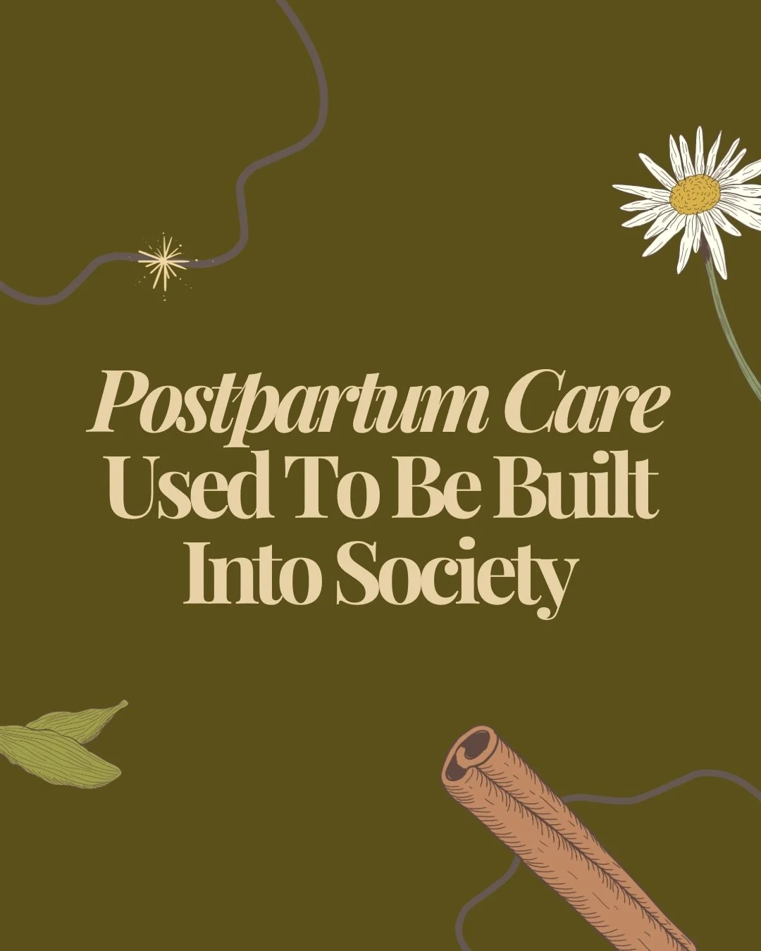How did we drift so far away from postpartum care that truly cared for mothers? 

Somewhere along the way, rest became laziness, support became a luxury,
and mothers started pouring from empty cups. 

And&hellip; Somewhere along the way, mothers lear
