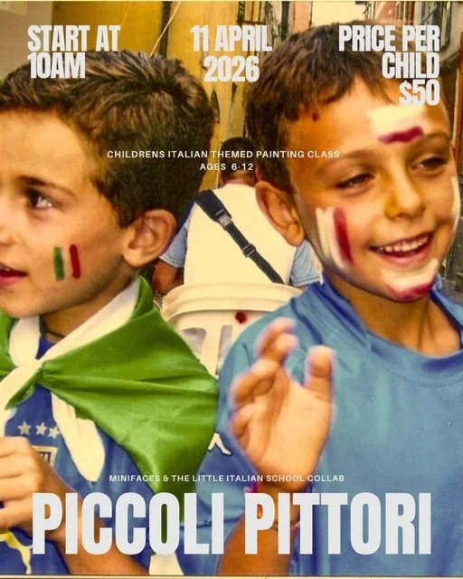 Kids Italian School Holiday Paint Workshops