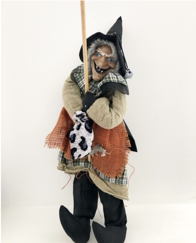 Our Befana (bought from the markets in Italy many years ago)