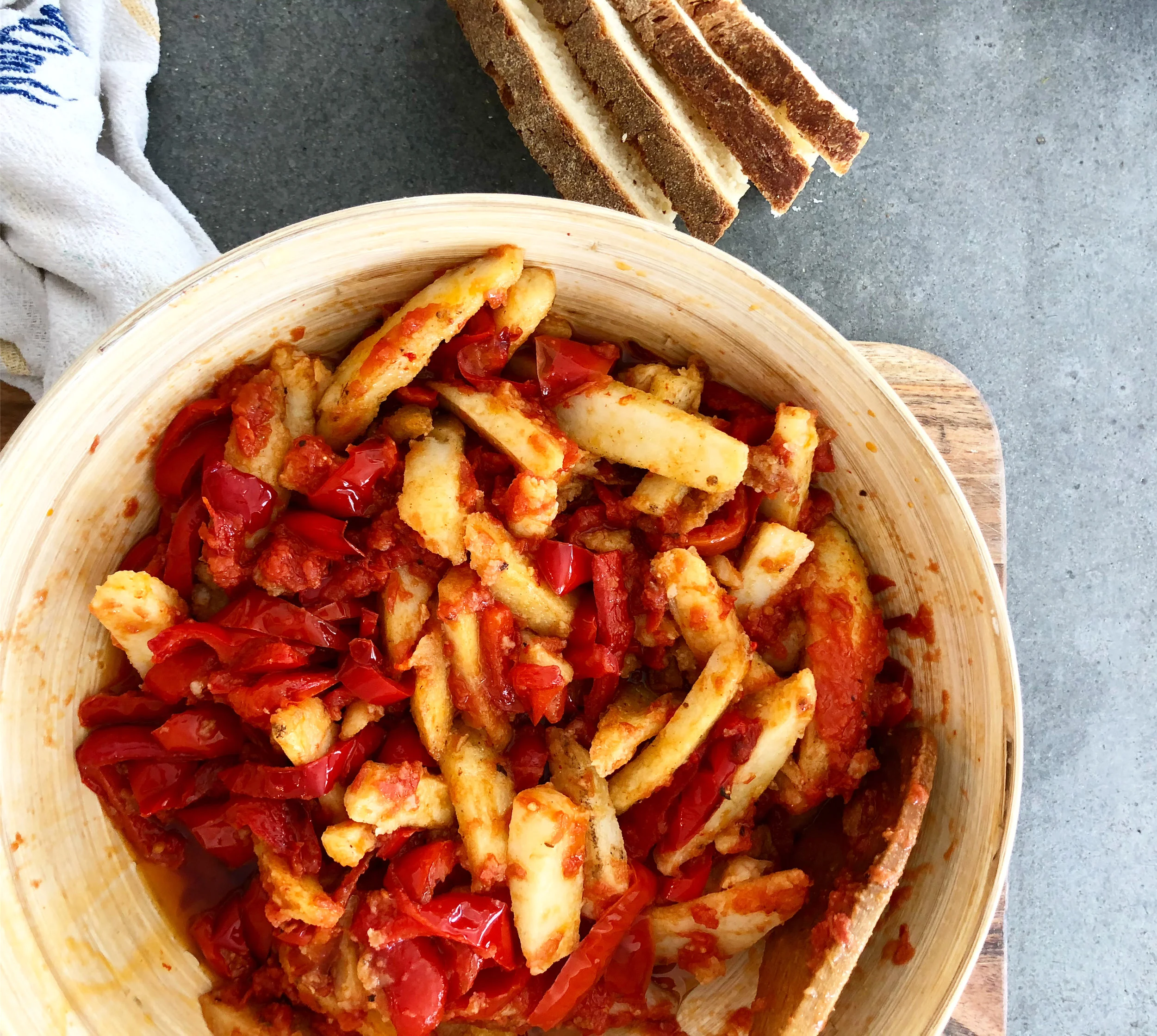 Peperoni e Patate Fritte