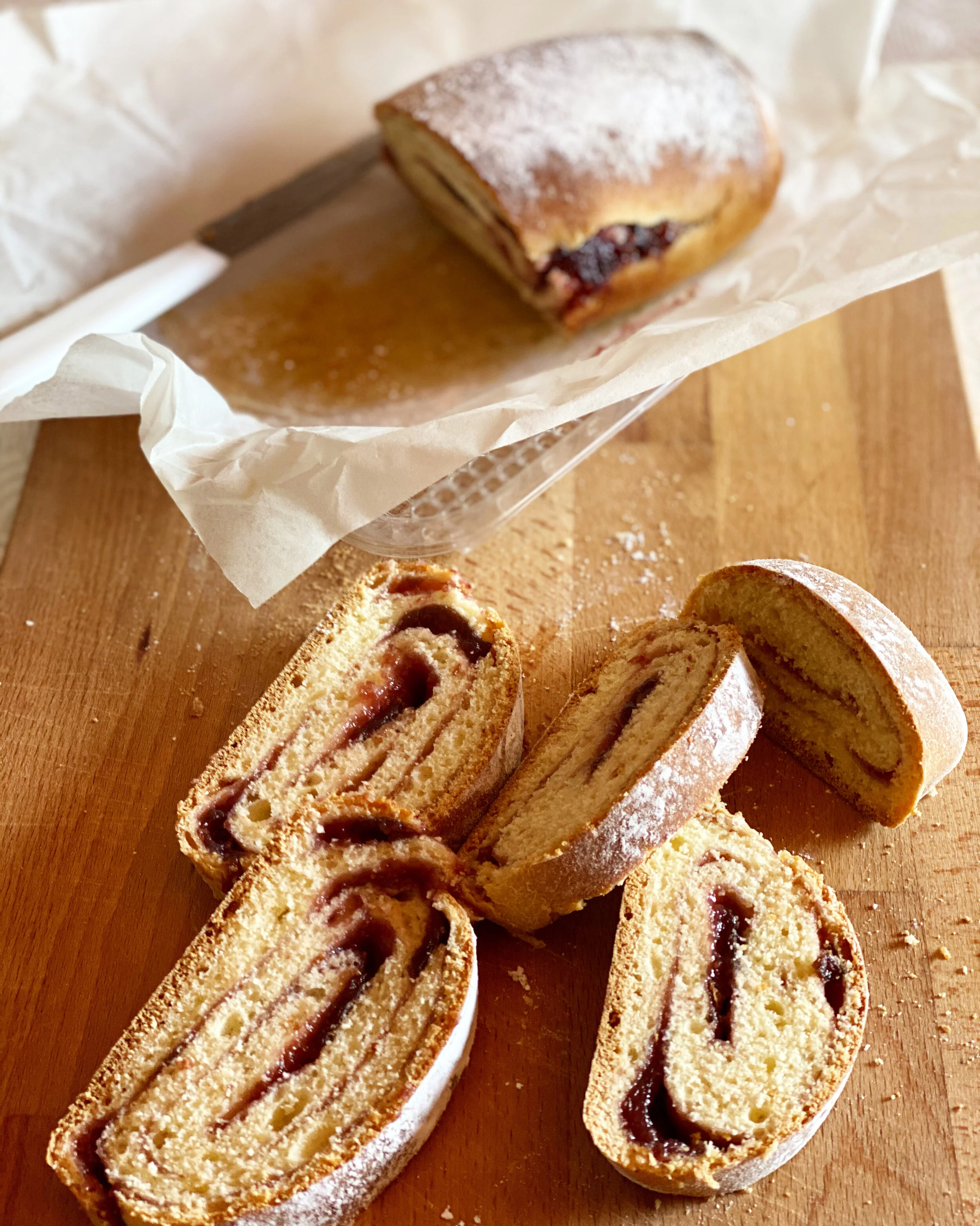 Pan Brioche con la Marmellata di Fichi