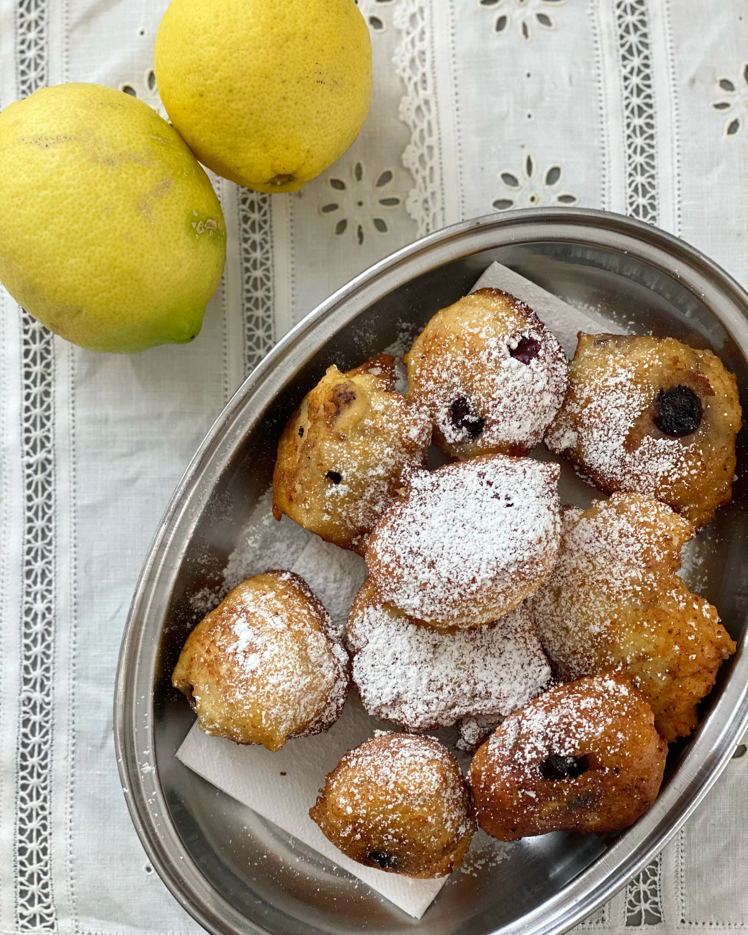 Frittelle di Ricotta e Mirtilli
