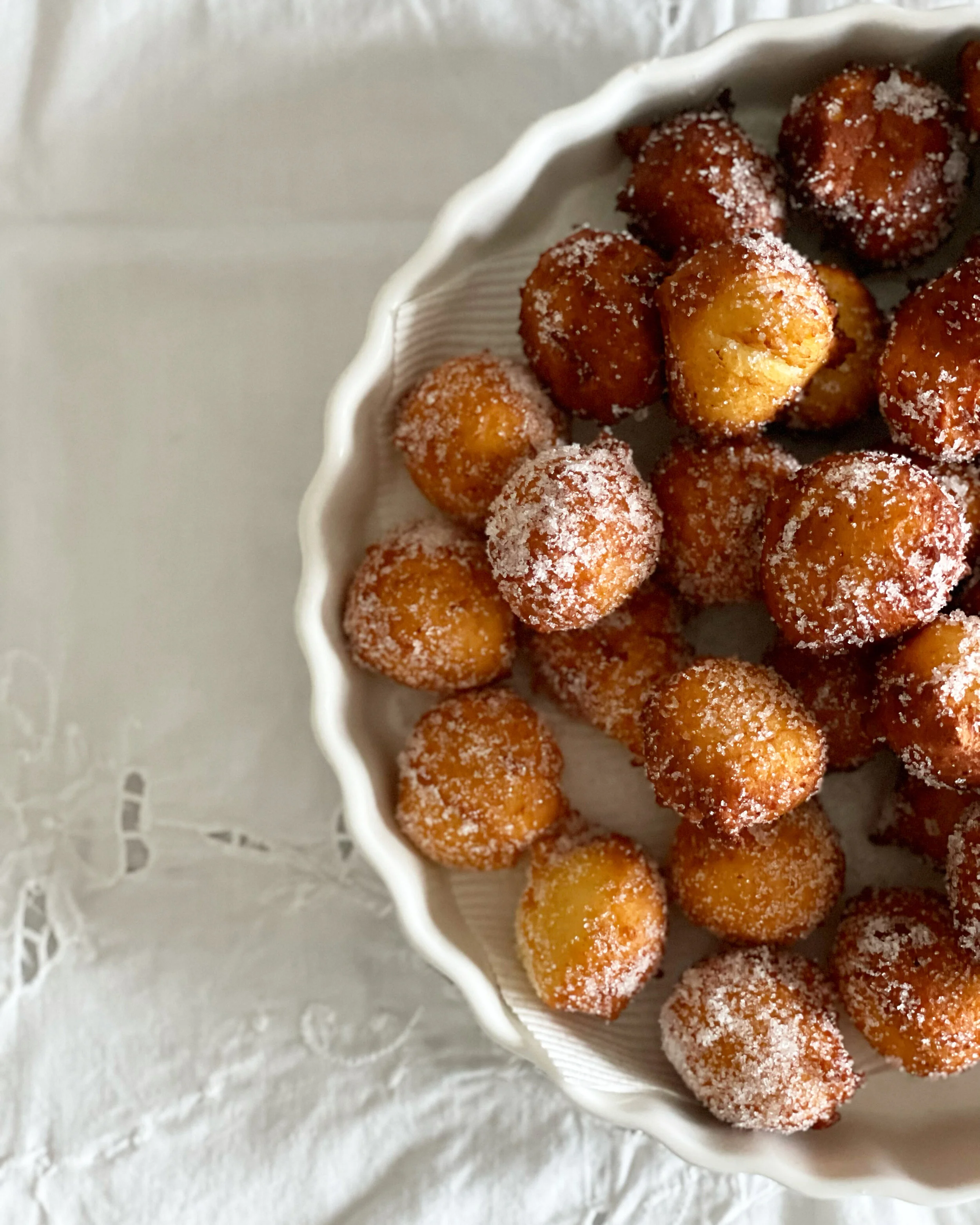 Zeppoline di Ricotta e Limone