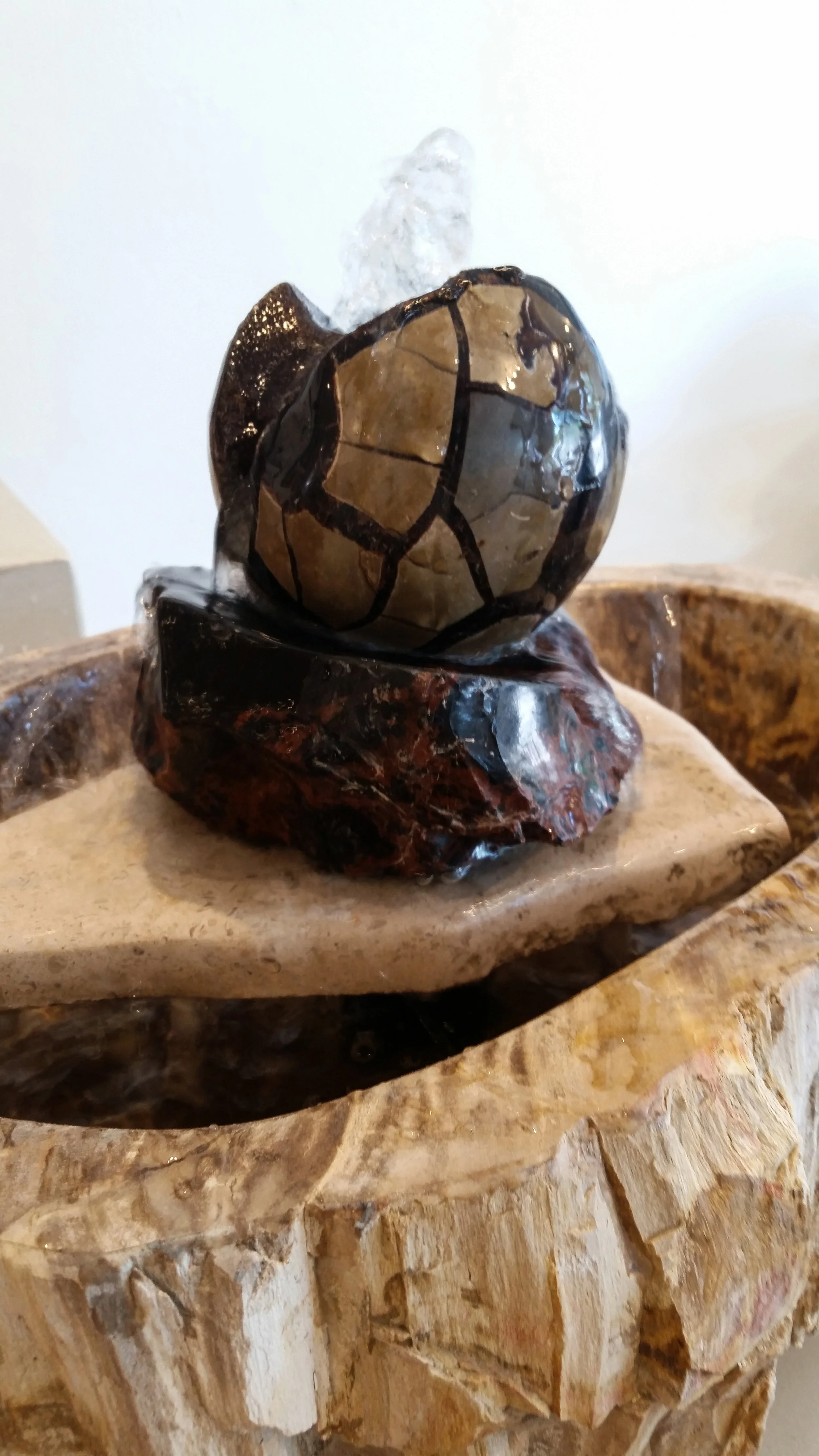 Septarian Nodule Fountain