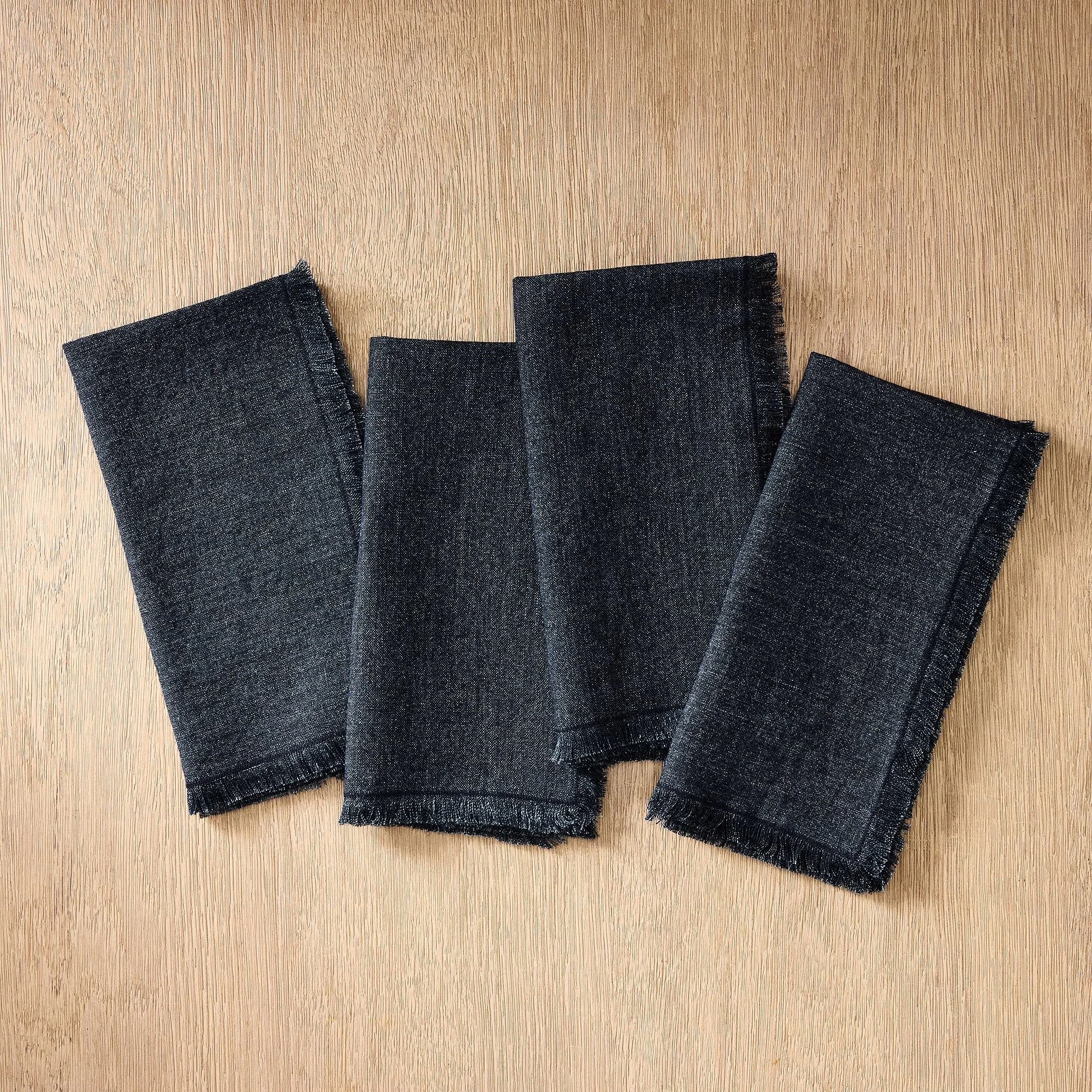 Frayed Edge Linen Napkin Sets .jpeg