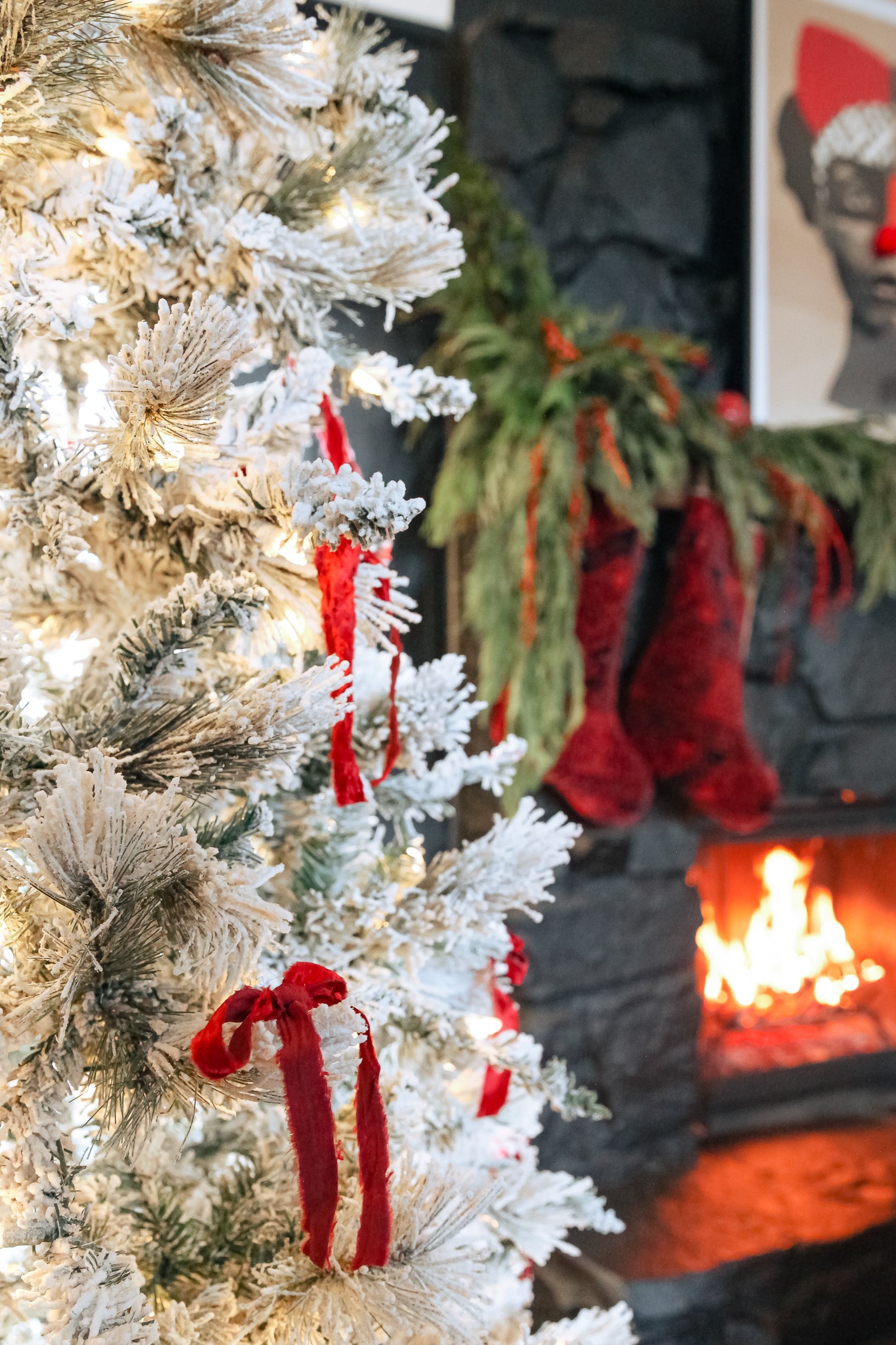 A Touch of Red: Elevating My Living Room for the Holidays