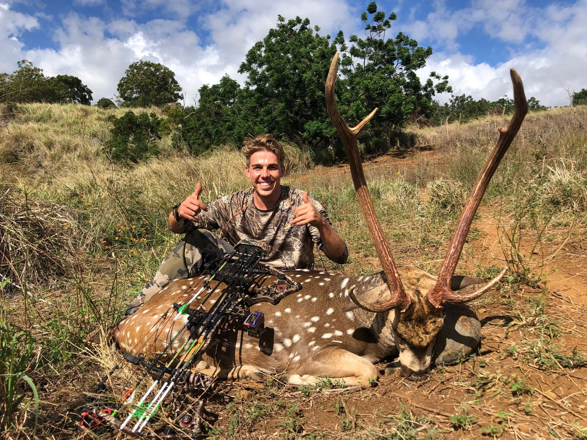 Axis Deer Archery — Maui Deer Hunting
